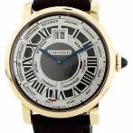 海外代购正品卡地亚Cartier 罗顿德W1580001 18kt玫瑰金原版手表