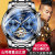 陈小春代言男士手表十大品牌瑞士正品宾格手表男机械表全自动深蓝