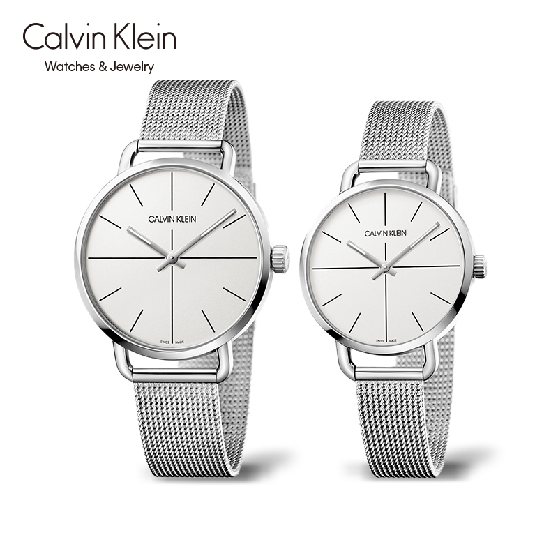 【官方】Calvin Klein手表CK超然系列情侣简约瑞士石英机芯表K7B