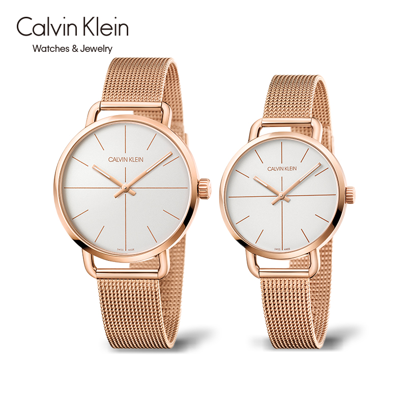 【官方】Calvin Klein手表CK超然系列情侣简约瑞士石英机芯表K7B