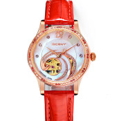 伯尼机械手表奢华满钻女士手表时尚潮流新概念自动机械手表AM078